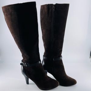Alfani Women’s knee high boots 6.5M Genuine Leather